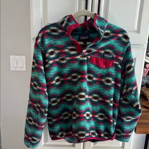 Patagonia Multicolor Fleece Pullover size M women's